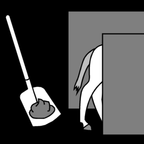 cheval: nettoyer étable